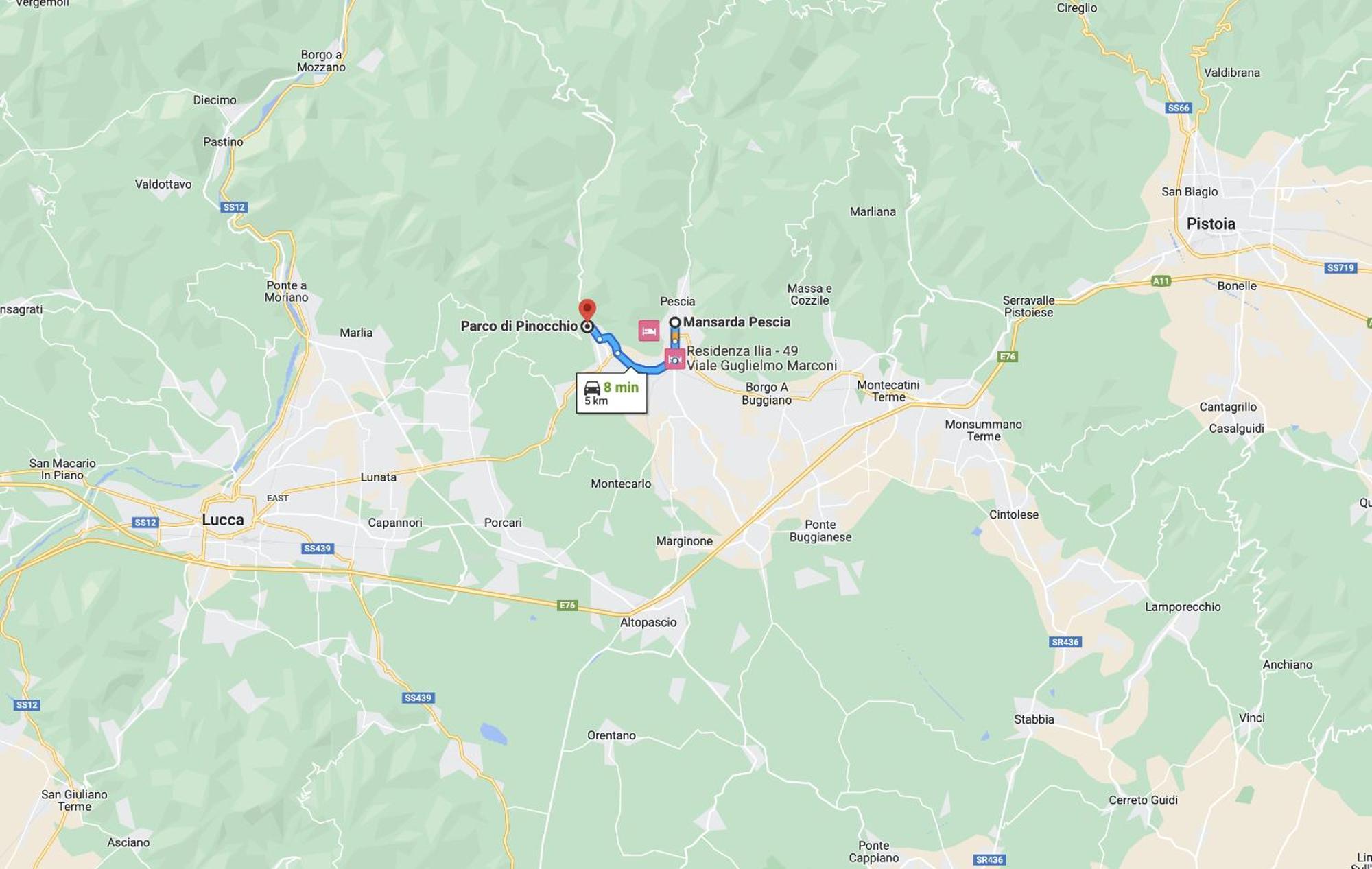 Mansarda Pescia Apartment Екстериор снимка